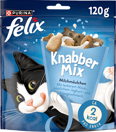 Katzenleckerli Knabber Mix Milchmäulchen Felix