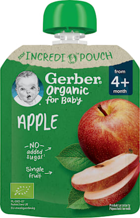 Bio gyümölcspüré alma 4 hónapos kortól Gerber Organic