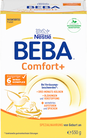 Spezialnahrung Comfort+ von Geburt an Nestlé BEBA