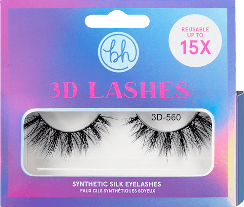 Umetne trepalnice 3D Lashes, 3D-560 bh cosmetics