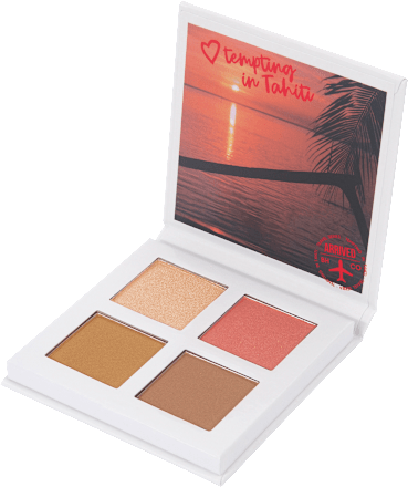 Contouringpalette Face Quad Tempting in Tahiti Mini bh cosmetics
