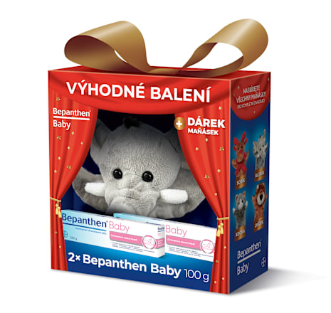 Darčekové balenie Baby masť + maňuška Bepanthen