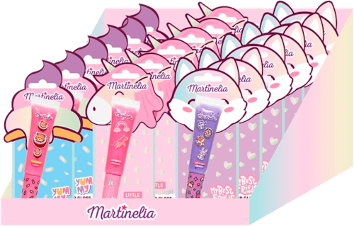 Детски гланц за устни, различни цветове/мотиви Martinelia