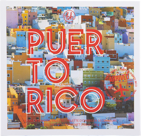 Paleta senčil za veke Party in Puerto Rico bh cosmetics