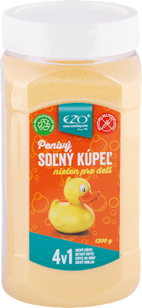 Penivá soľ do kúpeľa 4v1 - žltá Ezo
