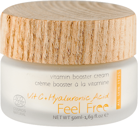 vitamin booster Vitamin C + Hijaluronska kiselina dnevna krema za lice Feel Free