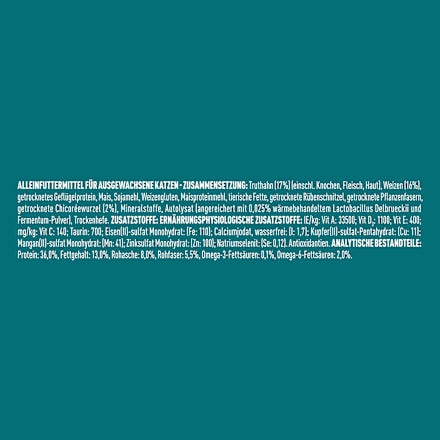 Trockenfutter Katze mit Truthahn & Vollkorn Getreide, Indoor Formula, Adult PURINA ONE