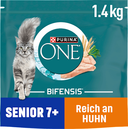Trockenfutter Katze mit Huhn, Senior                      PURINA ONE
