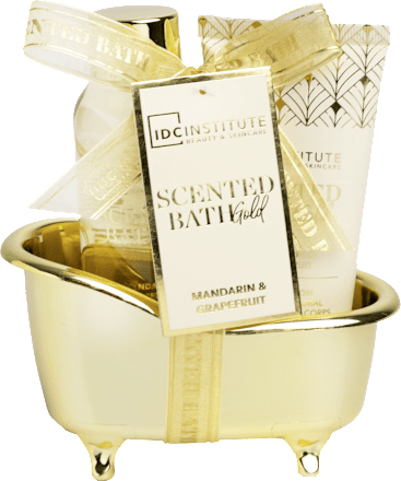 Set cadou SCENTED BATH GOLD  IDC INSTITUTE