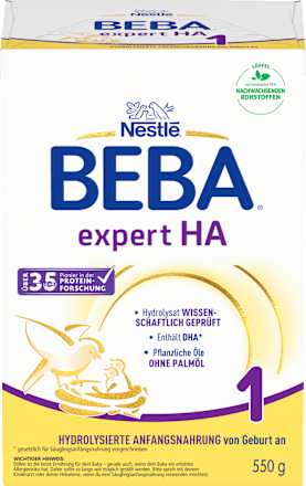 Anfangsmilch Expert HA1 von Geburt an Nestlé BEBA