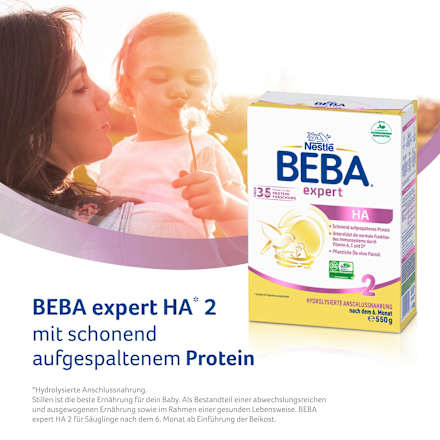 Folgemilch Expert HA 2 nach dem 6. Monat Nestlé BEBA