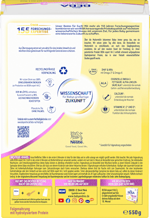 Folgemilch Expert HA 2 nach dem 6. Monat Nestlé BEBA