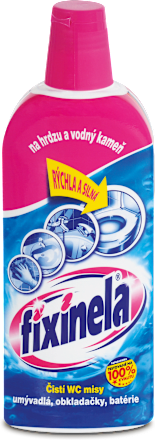Čistič na vane, umývadlá, obkladačky, WC misy fixinela