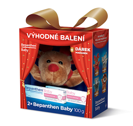 Darčekové balenie Baby masť + maňuška Bepanthen