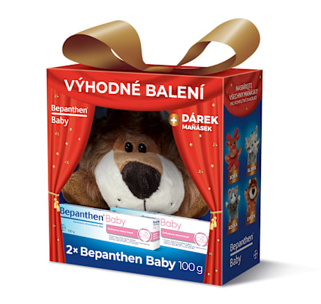 Darčekové balenie Baby masť + maňuška Bepanthen