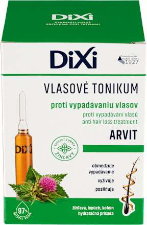 Vlasové tonikum proti vypadávaniu vlasov Arvit v ampulkách DiXi