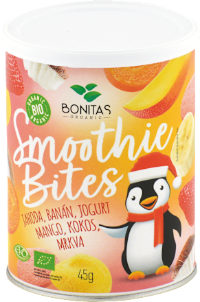 BIO zmes sušeného ovocia Smoothie Bites BONITAS ORGANIC