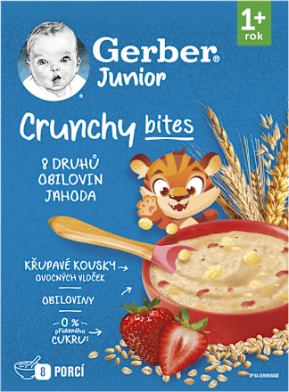 Junior nemléčná kaše jahodová  Gerber