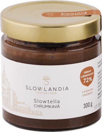 Lieskovcová nátierka Slowtella Chrumkavá SLOWLANDIA