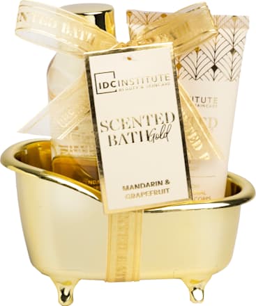 Set cadou SCENTED BATH GOLD  IDC INSTITUTE