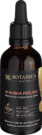 Pleťový peeling AHA + BHA intenzívne rozjasnenie pleti BOTANICA SLAVICA