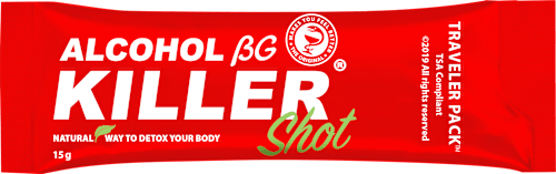 Koncentrát osviežujúceho nealkoholického nápoja Alcohol Killer Shot  βG KILLER