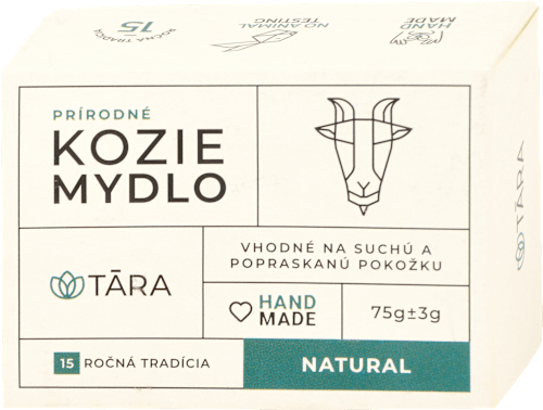 Prírodné kozie mydlo Natural TĀRA