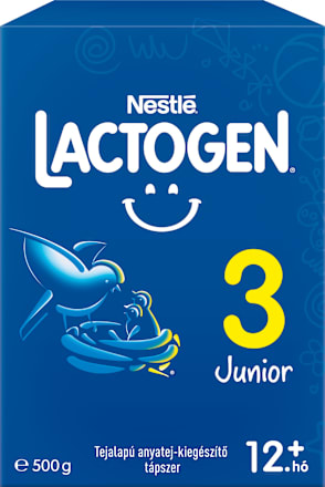 LACTOGEN 3 JUNIOR Tejalapú anyatej-kiegészítő tápszer 12.hó+  Nestlé