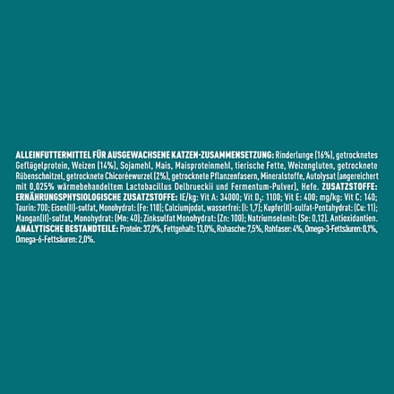 Trockenfutter Katze mit Rind & Weizen, Sterilcat, Adult PURINA ONE