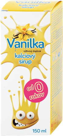 Kalciový sirup Vanilka Vulm
