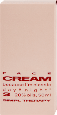 Pleťový krém because I’m classic SIMPL THERAPY