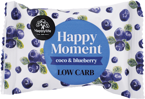 Kokosové koliesko Happy Moment coco & blueberry Happylife