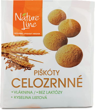 Piškóty Celozrnné Nature Line
