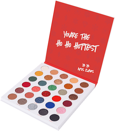 Paleta senčil za veke Miss Claus The Lit List bh cosmetics