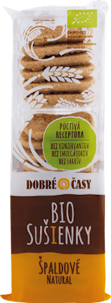 Bio Špaldové sušienky Natural Dobré časy