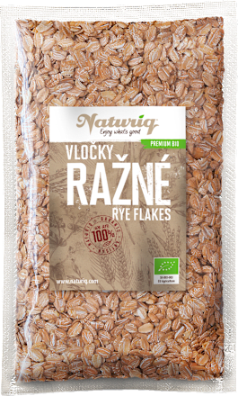 Ražné vločky Premium BIO  Naturiq