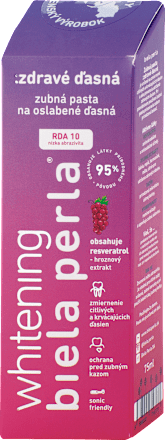 Bieliaca zubná pasta :healthy gums Biela perla