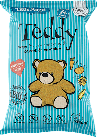 Био царевичен снакс Teddy, 7+м Little Angel