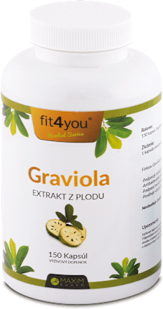 Kapsuly Graviola extrakt z plodu fit4you