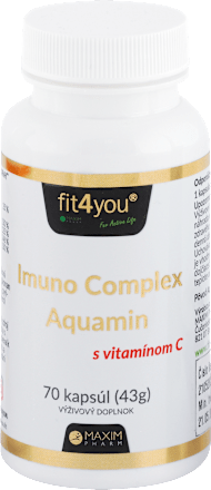 Kapsuly Imuno Complex Aquamin s vitamínom C fit4you