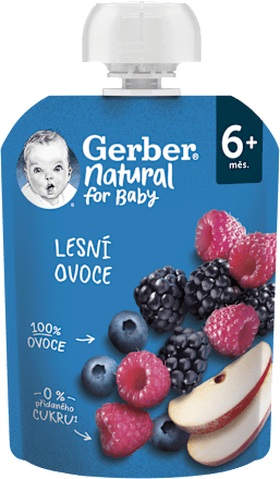 natural příkrm v sáčku lesní ovoce  Gerber