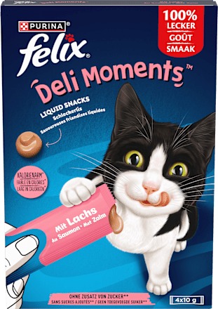 Katzenleckerlies Deli Moments Lachs Felix