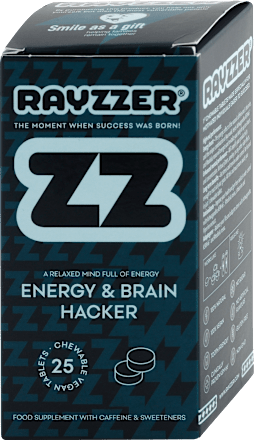 Cmúľacie tablety Energy & Brain hacker RAYZZER