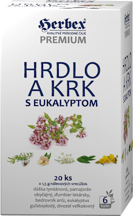 Bylinná zmes Hrdlo a krk s eukalyptom Herbex