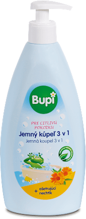 Detský kúpeľ s nechtíkom a panthenolom 3 v 1  Bupi