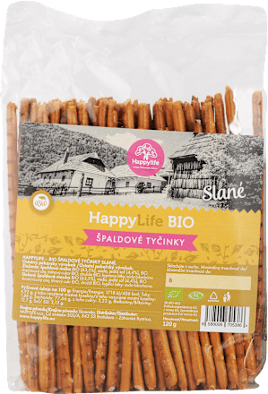 Bio špaldové tyčinky slané Happylife