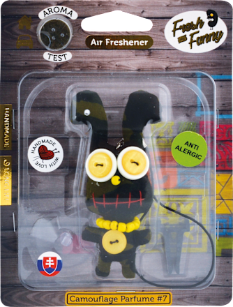 Vôňa do auta CAMOUFLAGE #7 zajac Fresh and Funny