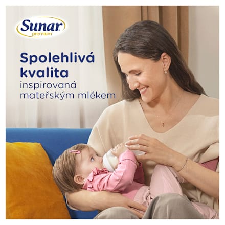 pokračovací mléčná kojenecká výživa Premium 2,  6m Sunar