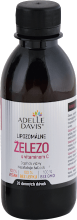 Lipozomálne Železo s vitamínom C ADELLE DAVIS