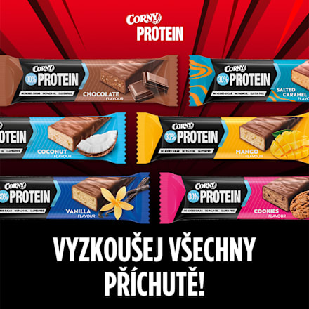 proteinová tyčinka kokos Corny
